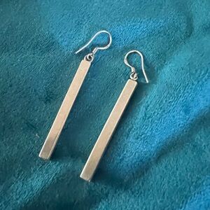 925 Sterling Silver Bar Earrings 📏📏